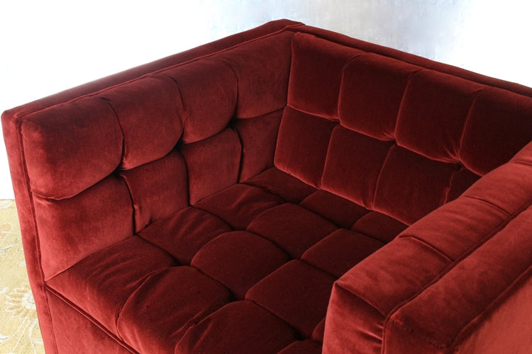 CC219 Langford Club Chair in Deep Burgundy