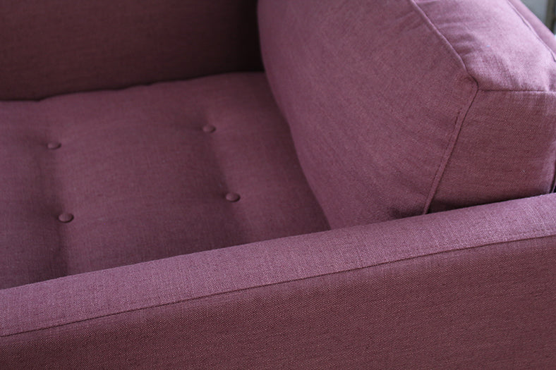 Zula Club Chair in Burgundy