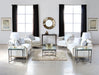 CC236 - Tufted Italian Club Chair in Ivory Upholstery
