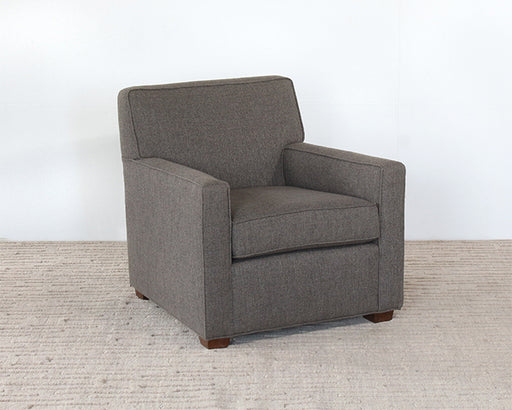 CC254 - Gray Upholstered Club Chair