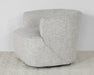 CC258 - White Dove Barrel Back Swivel Lounge Chair