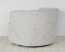 CC258 - White Dove Barrel Back Swivel Lounge Chair