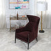 CC262 - Merlot Velvet Wing Chair