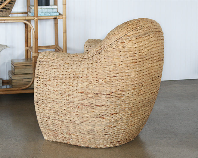 Honey Rattan Club Chair