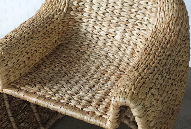 Honey Rattan Club Chair