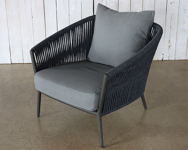 Charcoal Outdoor Club Chair