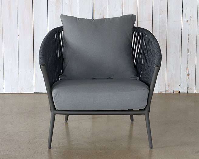 Charcoal Outdoor Club Chair