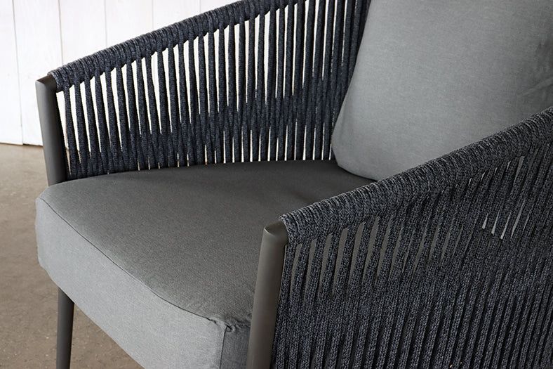 Charcoal Outdoor Club Chair