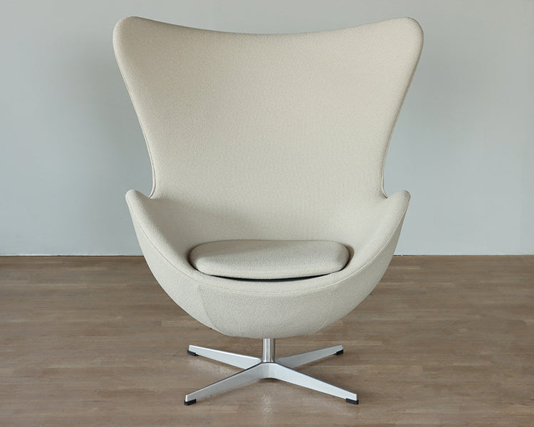 Tan Putty Jacobsen Style Egg Chair