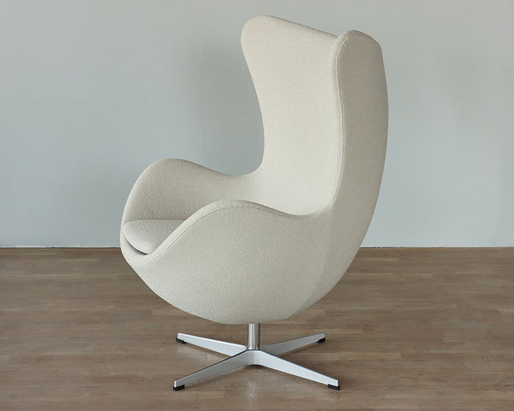 Tan Putty Jacobsen Style Egg Chair