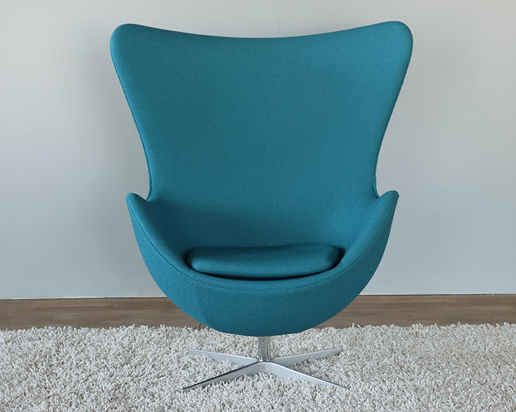 Aegean Blue Jacobsen Style Egg Chair