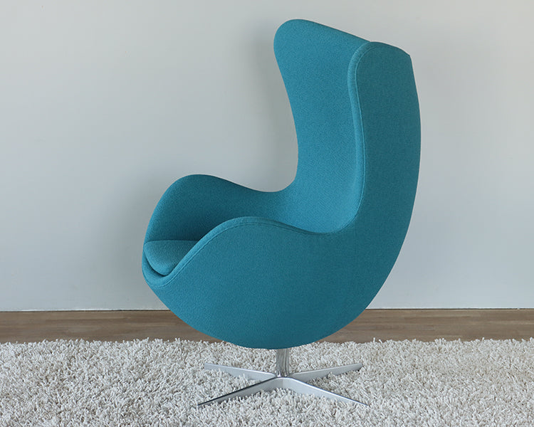 Aegean Blue Jacobsen Style Egg Chair