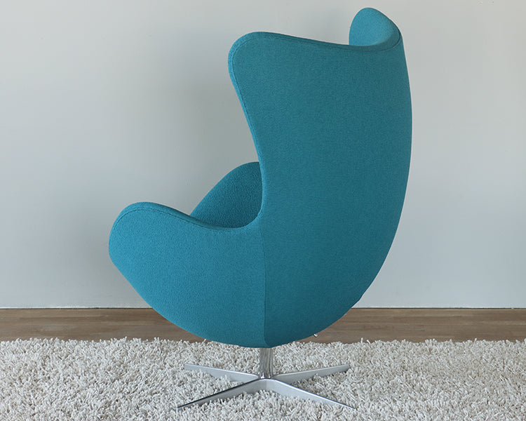Aegean Blue Jacobsen Style Egg Chair