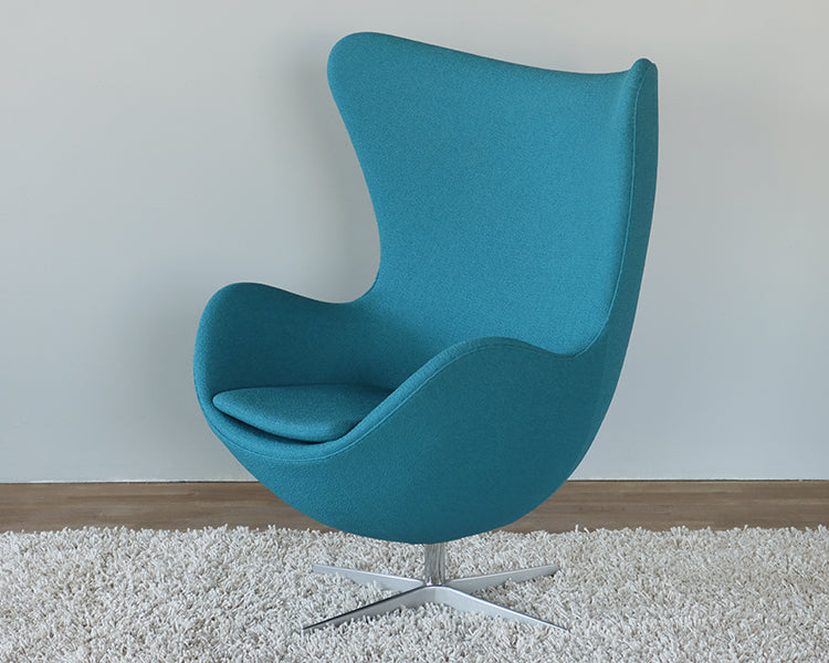 Aegean Blue Jacobsen Style Egg Chair
