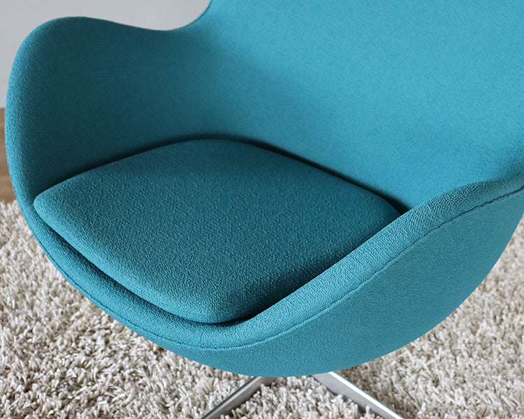 Aegean Blue Jacobsen Style Egg Chair