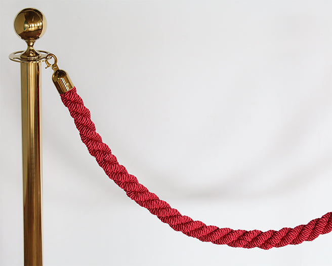 Brass Stanchion Posts Set Of 2 - Cleared
