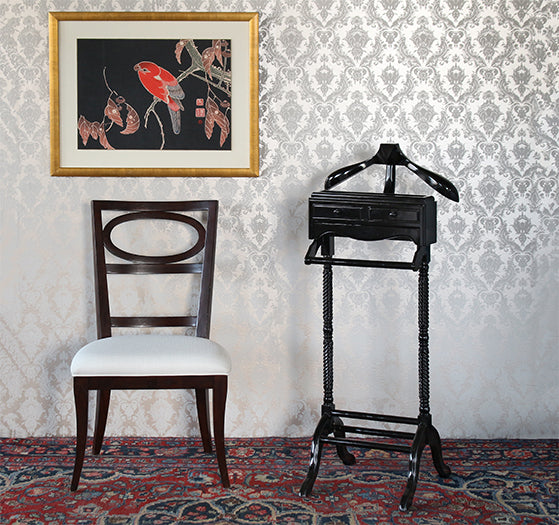 Mahogany Wood With Black Finish Dressboy- Cleared