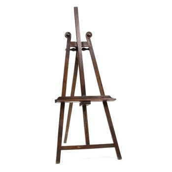 Antique Continental Walnut Easel 19th c.