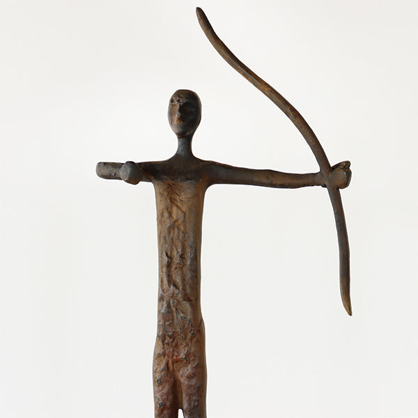 Cast Aluminum Tribal Hunter - Cleared