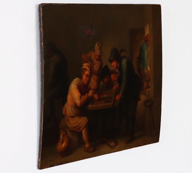Tavern Scene, Dutch School, 18th/19th Century 14.5W x 10.5H