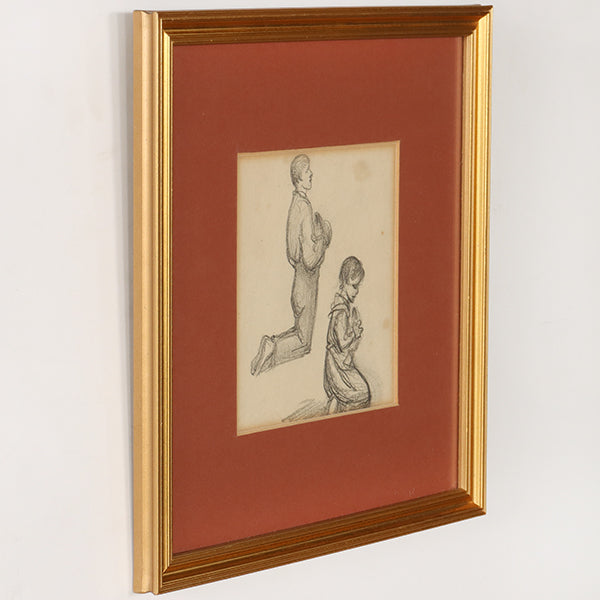 Set of 4 Assorted 19th Century Drawings