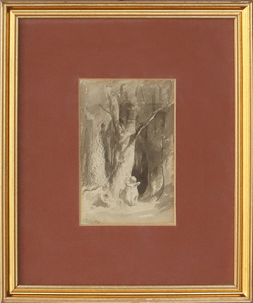 Set of 4 Assorted 19th Century Drawings