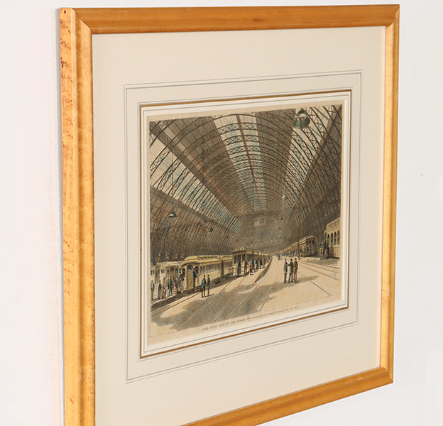 Pair of Hand-Colored Engravings 22.75W x 19H