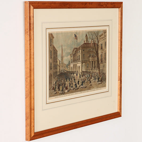 Pair of Hand-Colored Engravings II 22.75W x 19H