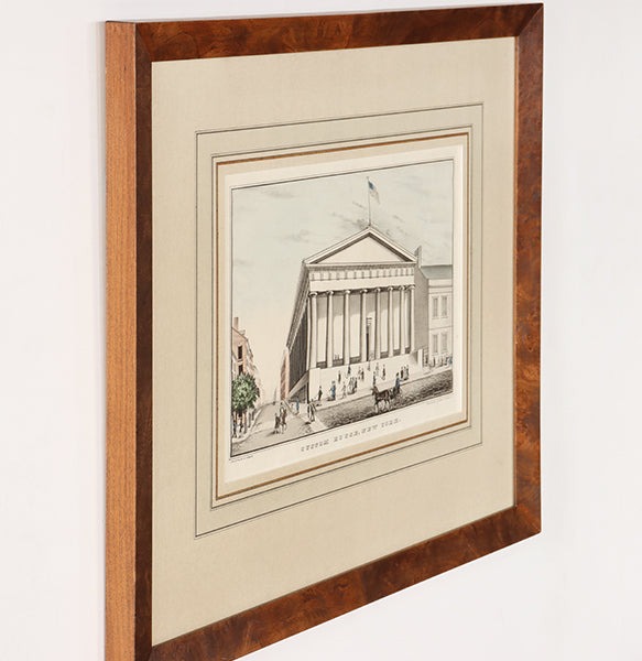 Pair of Hand-Colored Lithographs 22.5W x 19H
