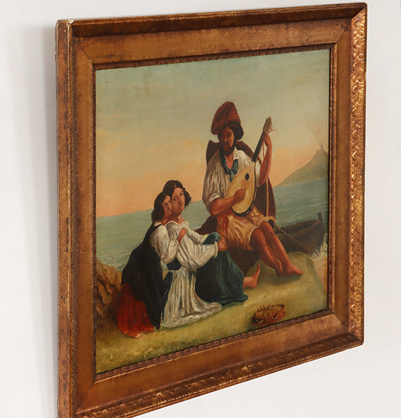 A Neapolitan Fisherman and His Family 28.5W x 24H - Cleared Art