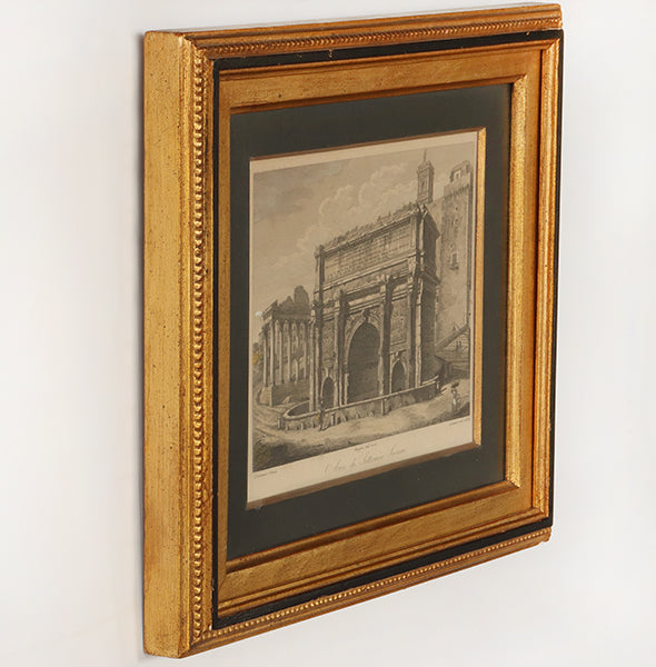 Roman Arch Etching 16W x 13.75H - Cleared Art