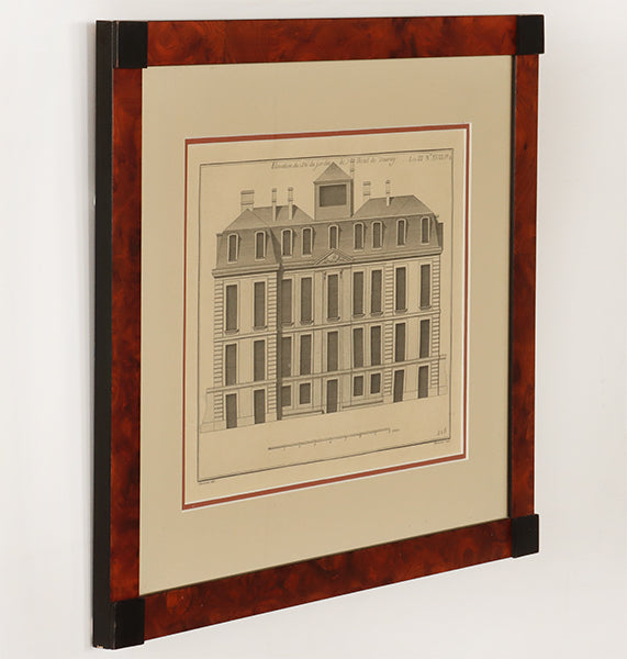 Hotel Vauvray Etching 19W x 16H - Cleared Art