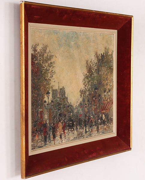 French Impressionist Street Scene 31W x 27H - Cleared Art