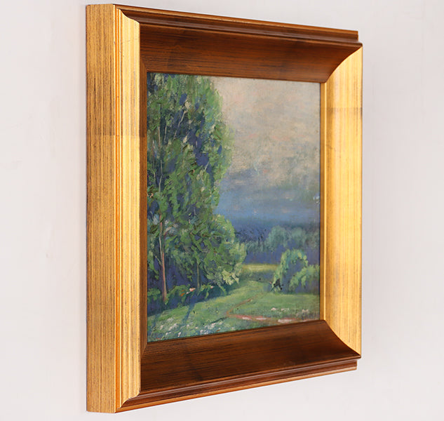American Impressionist Rolling Hills Landscape 13W x 11H - Cleared Art