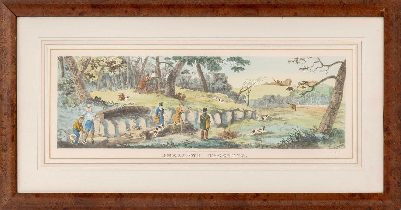 Pheasant Shooting 35.75W x 18.75H - Cleared Art