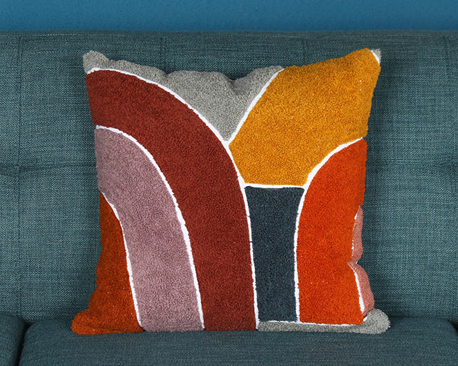 Multi Stripe Pillow - Cleared