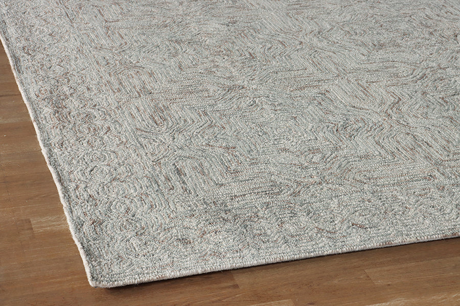 7'9" X 9'9" Neutral Toned Variegated Rug -Cleared