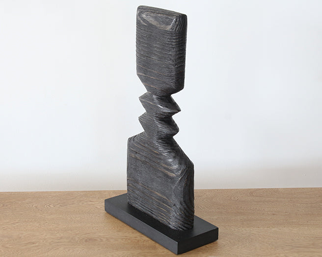 Black Square Sculpture
