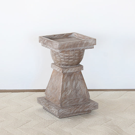 Platform Wood Sculpture --Cleared Decor