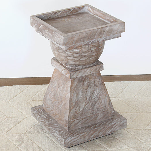 Platform Wood Sculpture --Cleared Decor