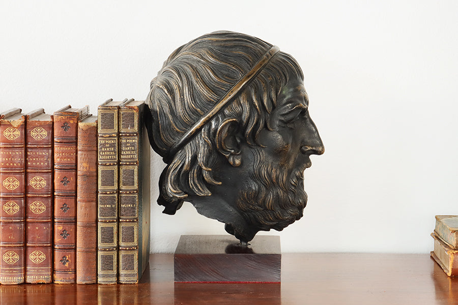 Hellenistic Bronze Bust Replica - Cleared