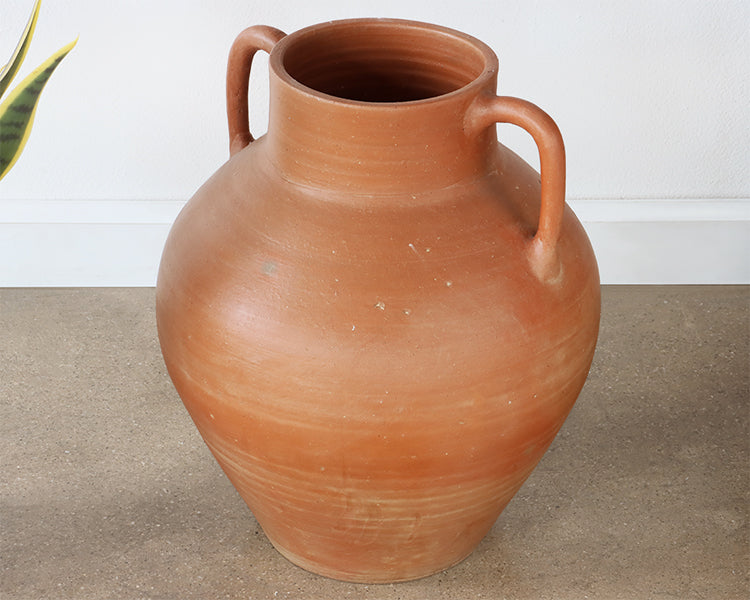 Aged Natural Terracotta Urn - Cleared