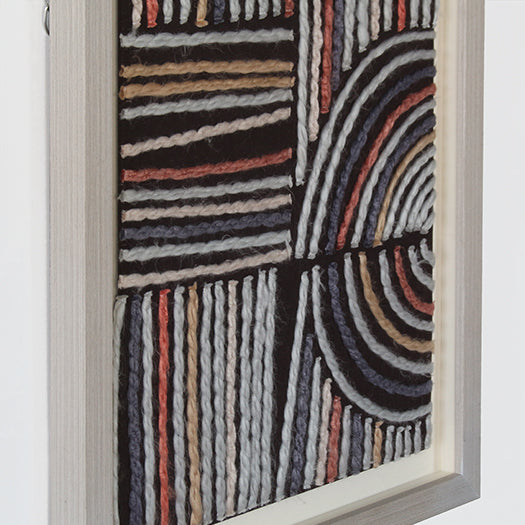 20" X 28" Intermix Brown/Beige Wall Art - Cleared
