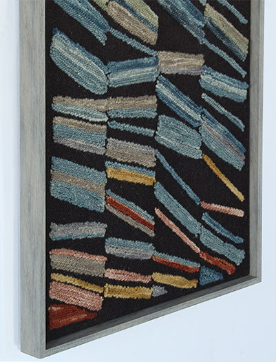 29" X 53" Drafty Black/Multi Wall Art - Cleared