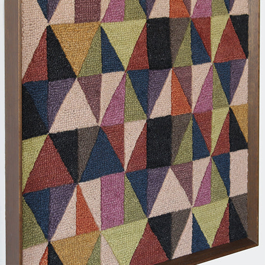 32" X 42" Churo Multi/Black Wall Art- Cleared