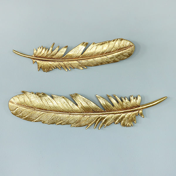 Gold Feathers Wall Art - Cleared