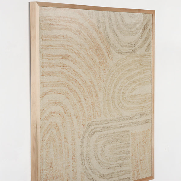 Rock Garden Woven Wall Art 40W X 40H - Cleared