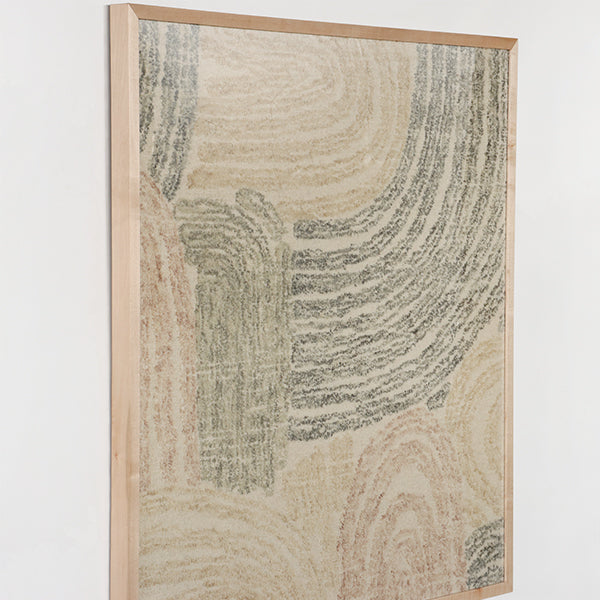 River Bed Woven Wall Art 40W X 40H - Cleared Decor
