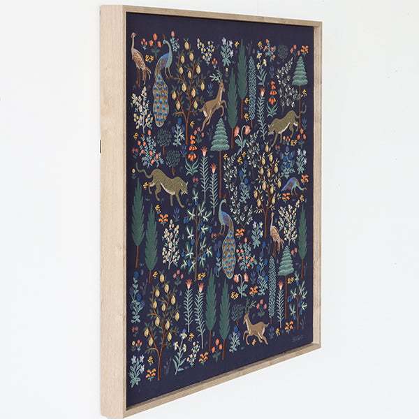 Navy Animals in a Forrest Wall Art - Cleared