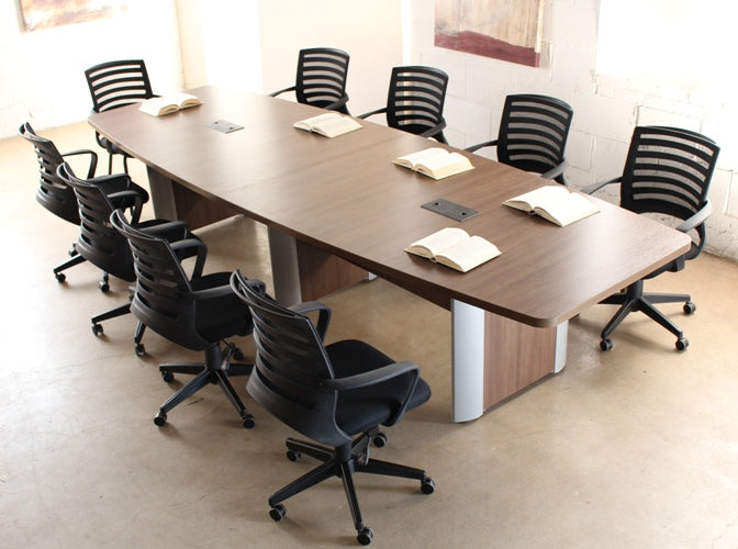 Boat Shape Conference Table — Bridge Furniture & Props NY